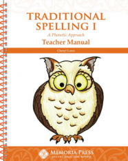 Traditional Spelling I Teacher Manual